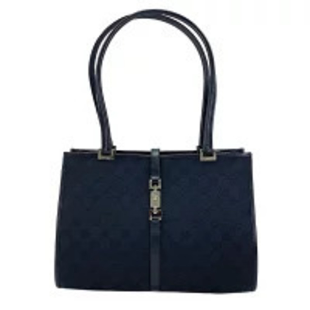 Gucci GG Canvas Jackie Shoulder Bag Black